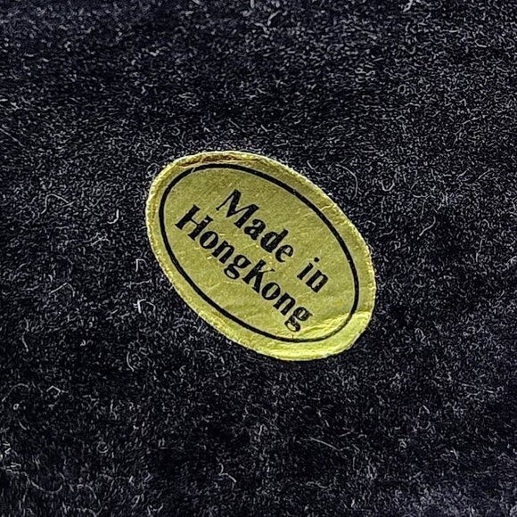 Vintage Silver Finish Ribbed Metal Hardside Clutch Bag - Picture 8 of 8